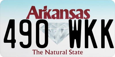 AR license plate 490WKK