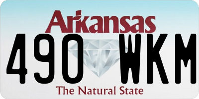 AR license plate 490WKM