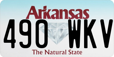 AR license plate 490WKV
