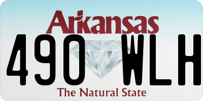 AR license plate 490WLH