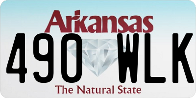 AR license plate 490WLK