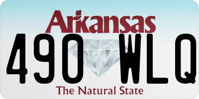 AR license plate 490WLQ