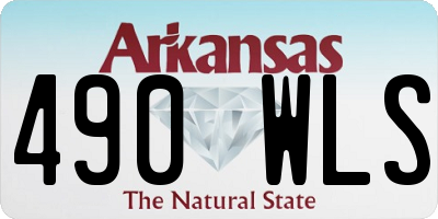 AR license plate 490WLS