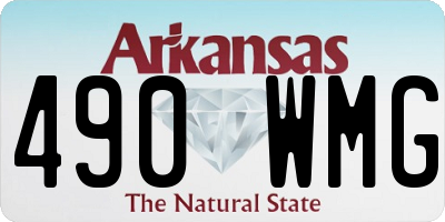 AR license plate 490WMG