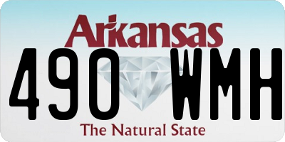 AR license plate 490WMH
