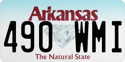 AR license plate 490WMI