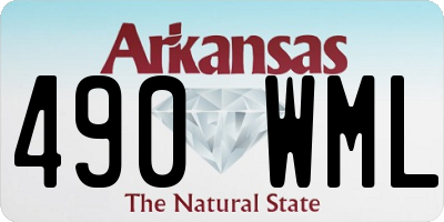 AR license plate 490WML