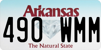 AR license plate 490WMM