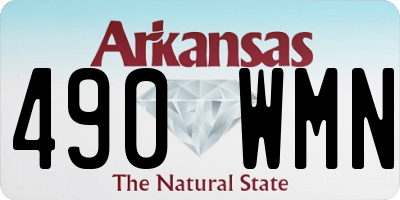 AR license plate 490WMN