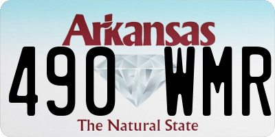 AR license plate 490WMR