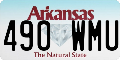 AR license plate 490WMU