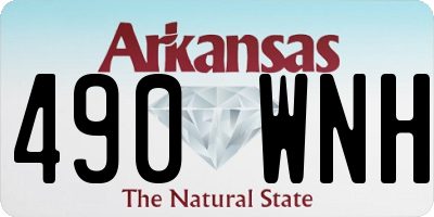 AR license plate 490WNH