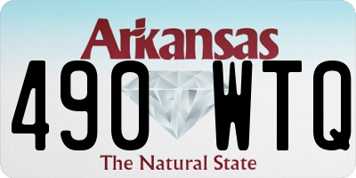 AR license plate 490WTQ