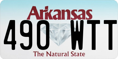 AR license plate 490WTT