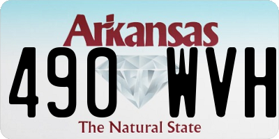 AR license plate 490WVH