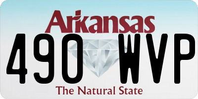 AR license plate 490WVP