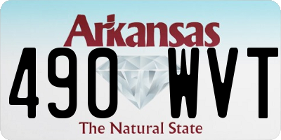 AR license plate 490WVT