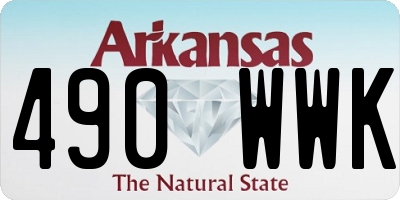 AR license plate 490WWK