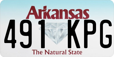 AR license plate 491KPG