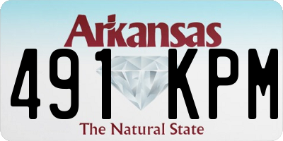 AR license plate 491KPM