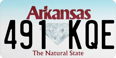 AR license plate 491KQE