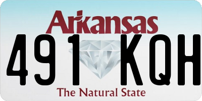 AR license plate 491KQH