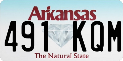 AR license plate 491KQM