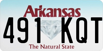 AR license plate 491KQT