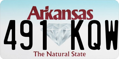 AR license plate 491KQW