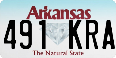 AR license plate 491KRA