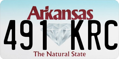 AR license plate 491KRC