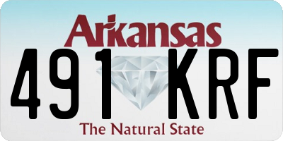AR license plate 491KRF