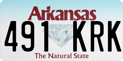 AR license plate 491KRK