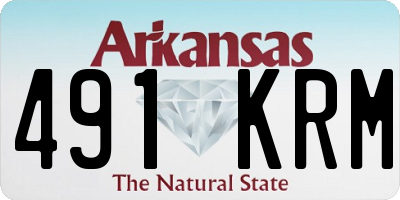 AR license plate 491KRM