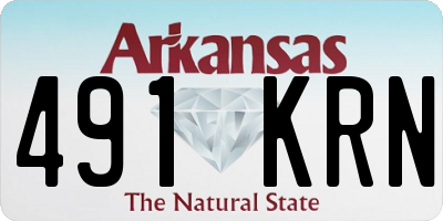 AR license plate 491KRN