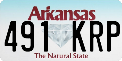 AR license plate 491KRP