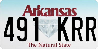 AR license plate 491KRR