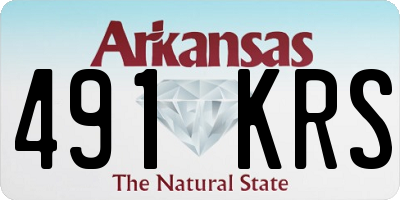 AR license plate 491KRS