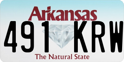 AR license plate 491KRW