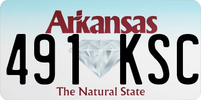 AR license plate 491KSC