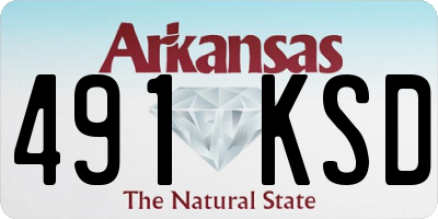 AR license plate 491KSD