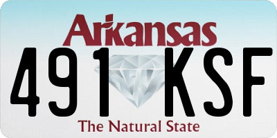 AR license plate 491KSF