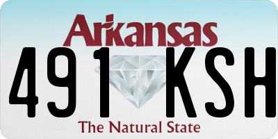 AR license plate 491KSH