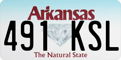 AR license plate 491KSL