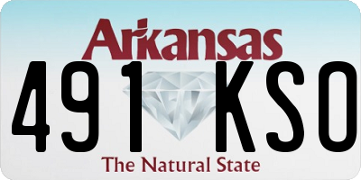 AR license plate 491KSO