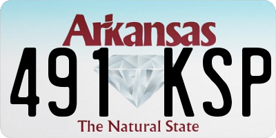 AR license plate 491KSP