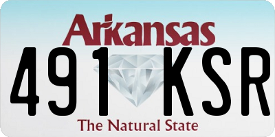 AR license plate 491KSR