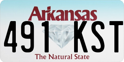 AR license plate 491KST