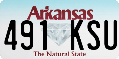 AR license plate 491KSU