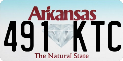 AR license plate 491KTC